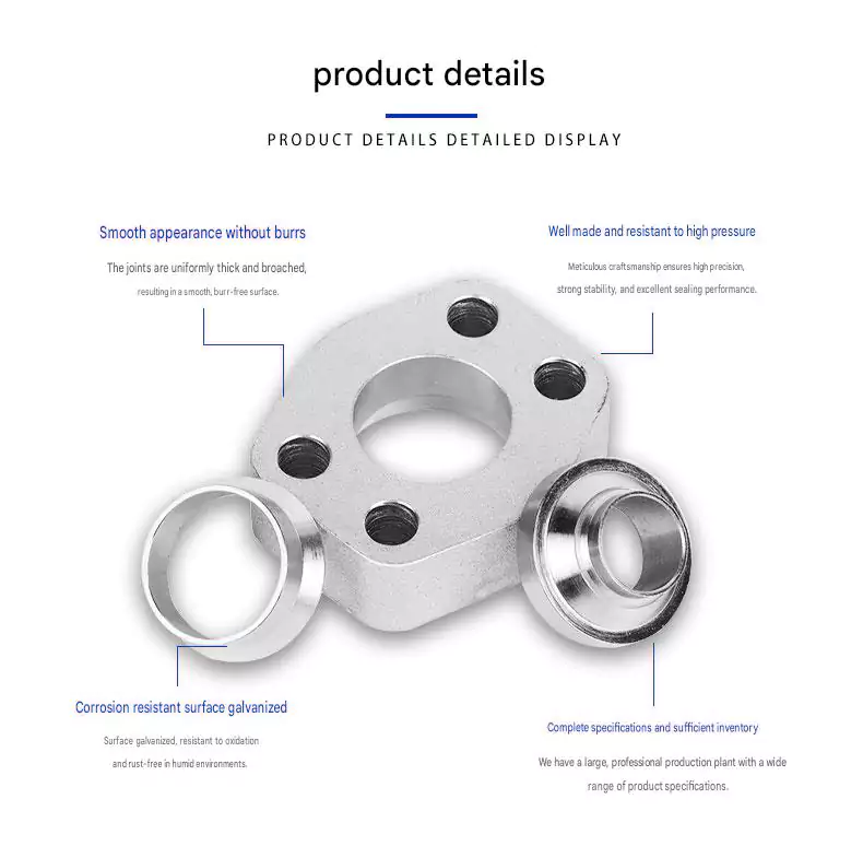 Stainless and Carbon Steel Hydraulic Flared Flange F37